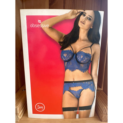 Lingerieset blauw S/M